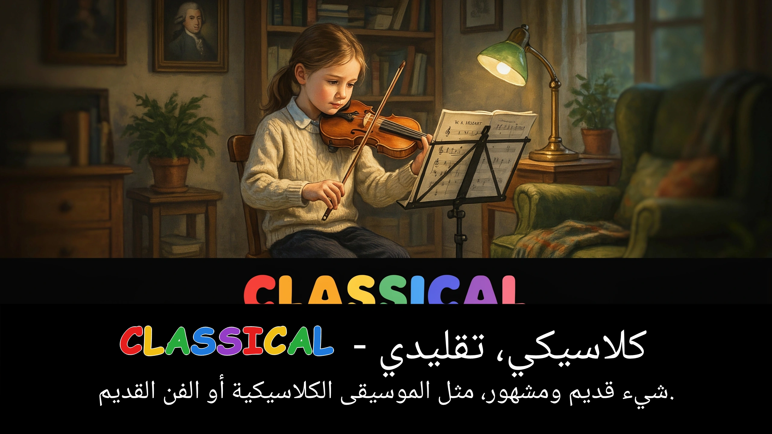 Arabic Illustration for classical